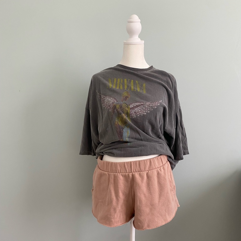 Tan Jersey Shorts